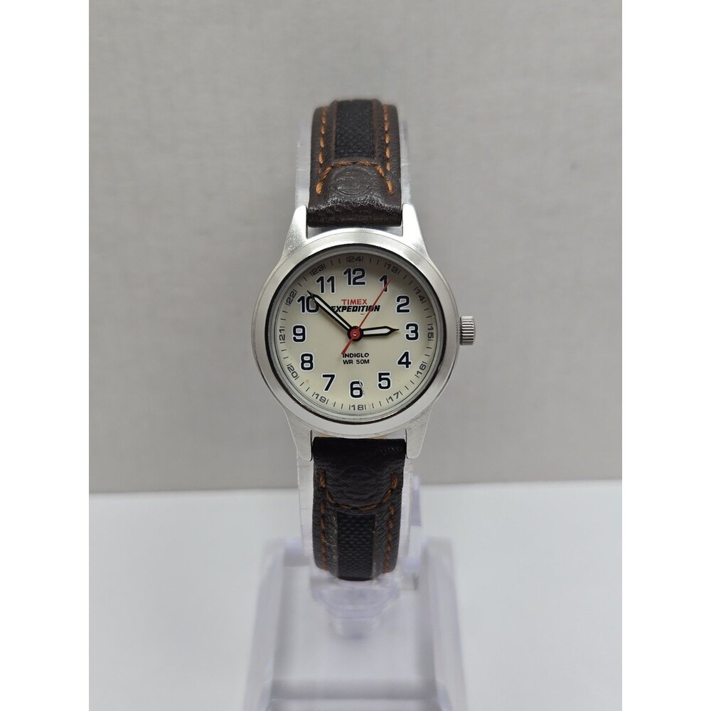 Timex Expedition Field Mini Womens 26mm Indiglo Dial 50M Watch New Battery- Read